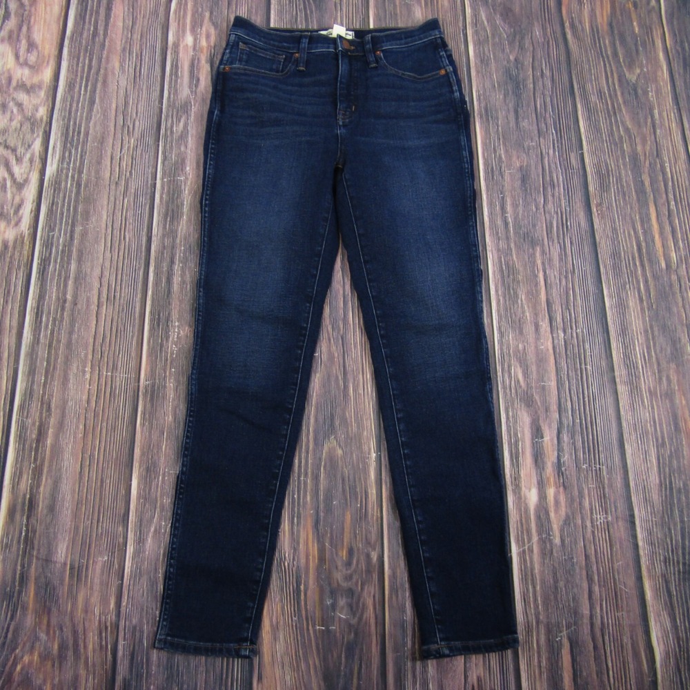 Madewell Womens 26 Blue 10" Inseam‎ High Rise Skinny Jeans